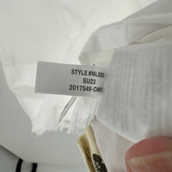 Madewell Nisha Cotton Poplin Square Neck Relaxed Pocket Womens Dress Medium - Picture 12 of 12